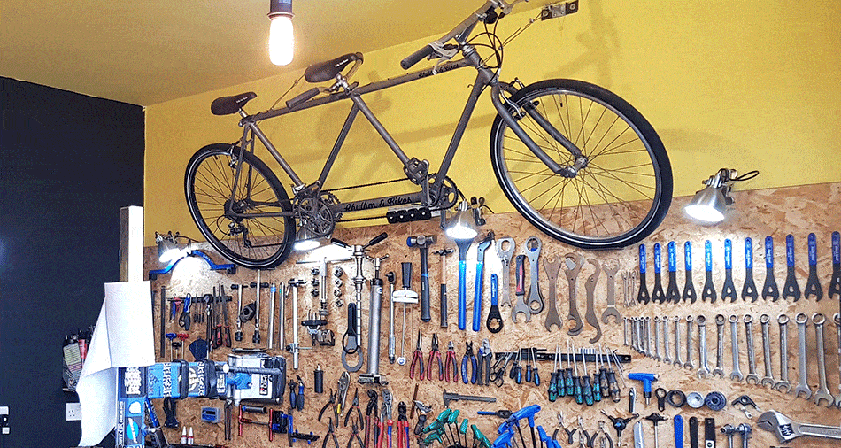 vintage bike modern components