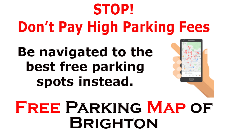 Buy a map of Free Parking in Brighton