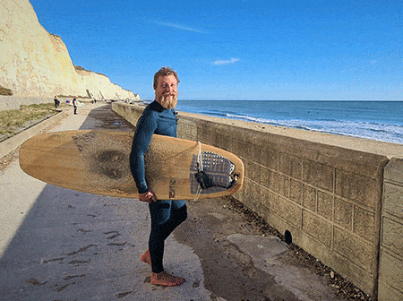 Surfing in Brighton