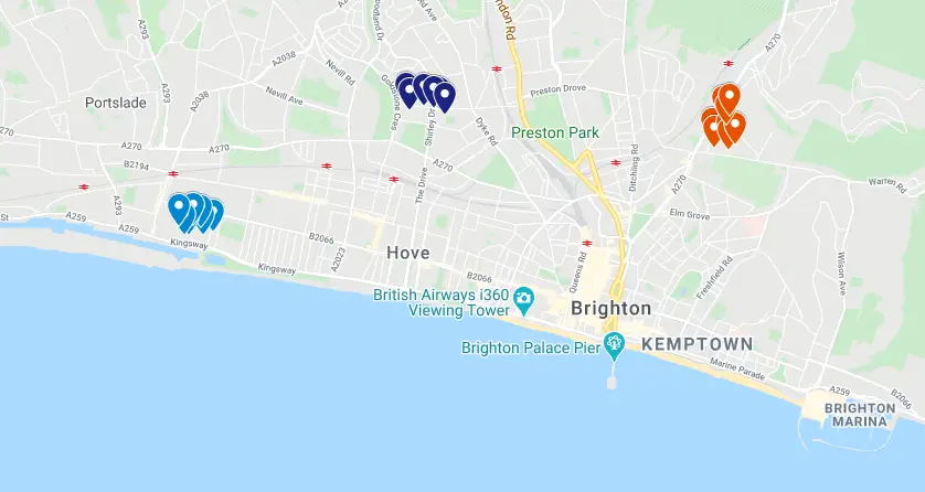 Free Car Parking In Brighton And The Cheapest 950X2 