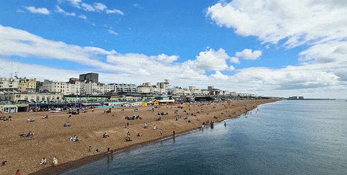 Brighton Beach UK - Seascape